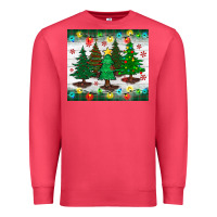 Cardinal christmas trees tumbler Premium Sweatshirt - BundleAndBundleShop
