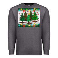 Charcoal Heather christmas trees tumbler Premium Sweatshirt - BundleAndBundleShop