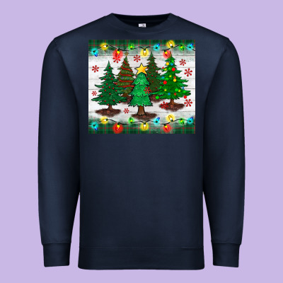 Christmas Trees Tumbler Premium Sweatshirt Designed By Bundleandbundleshop