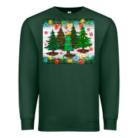 Sports Green christmas trees tumbler Premium Sweatshirt - BundleAndBundleShop