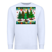 White christmas trees tumbler Premium Sweatshirt - BundleAndBundleShop