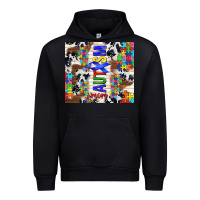 Black autism mom puzzle ribbon Urban Hoodie - TumblerDesignByShophia