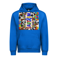 Cobalt autism mom puzzle ribbon Urban Hoodie - TumblerDesignByShophia