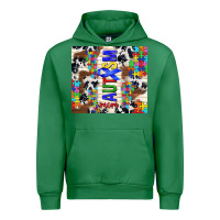 Emerald autism mom puzzle ribbon Urban Hoodie - TumblerDesignByShophia