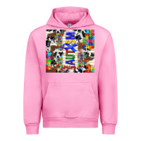 Fuchsia Pink autism mom puzzle ribbon Urban Hoodie - TumblerDesignByShophia