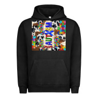 Pigment Black autism mom puzzle ribbon Urban Hoodie - TumblerDesignByShophia
