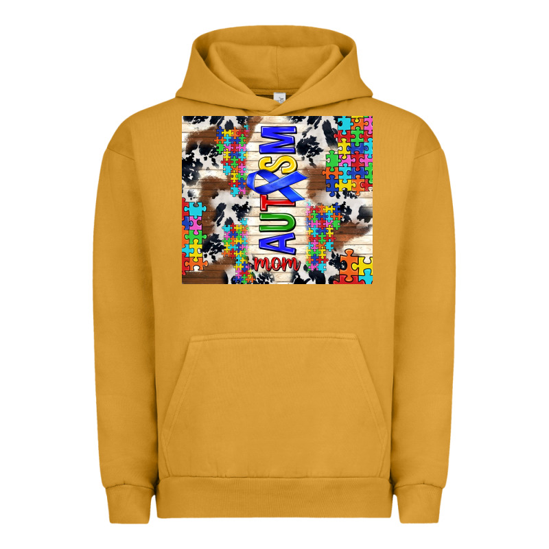 Autism Mom Puzzle Ribbon Urban Hoodie by TumblerDesignByShophia | Teevron