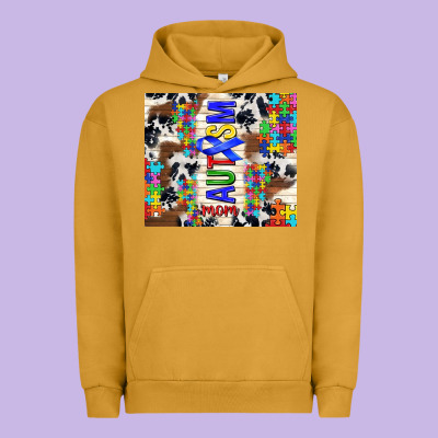 Autism Mom Puzzle Ribbon Urban Hoodie Designed By Tumblerdesignbyshophia