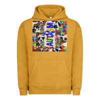 Pigment Peanut Butter autism mom puzzle ribbon Urban Hoodie - TumblerDesignByShophia