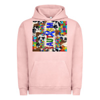 Pigment Salmon autism mom puzzle ribbon Urban Hoodie - TumblerDesignByShophia