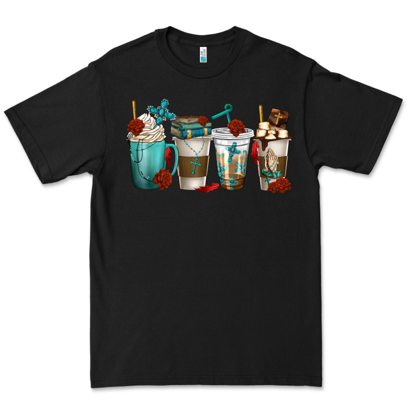 Faith Coffee Cups Premium Tee by texasbilliewilder | Teevron