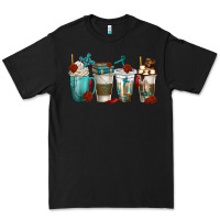 Black faith coffee cups Premium Tee - texasbilliewilder