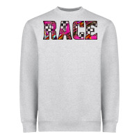 Heather Grey race Heavyweight Sweatshirt - JahusDesignShop