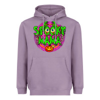 Lavender Spooky Mama Heavyweight Hoodie - BundleAndBundleShop