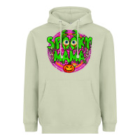 Matcha Spooky Mama Heavyweight Hoodie - BundleAndBundleShop