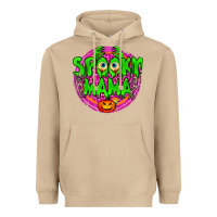 Mushroom Spooky Mama Heavyweight Hoodie - BundleAndBundleShop