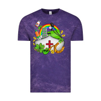 Cloud Purple nurse  st patricks Vintage Tee - AdoDesignShop
