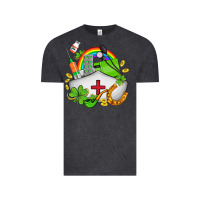 Vintage Black nurse  st patricks Vintage Tee - AdoDesignShop