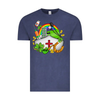 Vintage Denim nurse  st patricks Vintage Tee - AdoDesignShop
