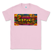 Bubblegum Pink national hispanic heritage month license plate Classic Tee - BundleAndBundleShop