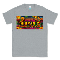 Heather Grey national hispanic heritage month license plate Classic Tee - BundleAndBundleShop