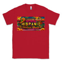 Red national hispanic heritage month license plate Classic Tee - BundleAndBundleShop