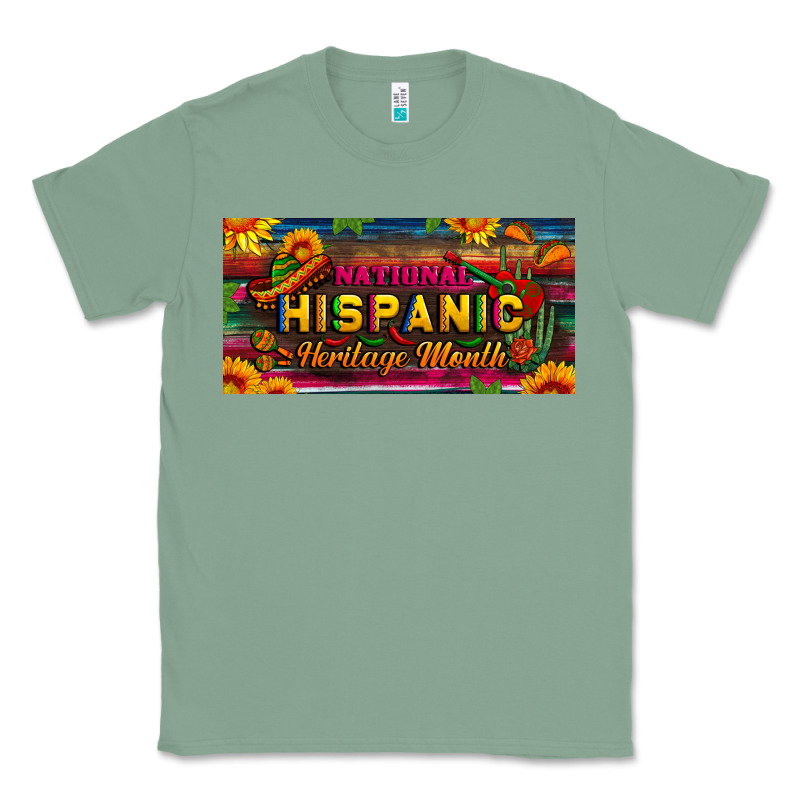 National Hispanic Heritage Month License Plate Classic Tee by BundleAndBundleShop | Teevron