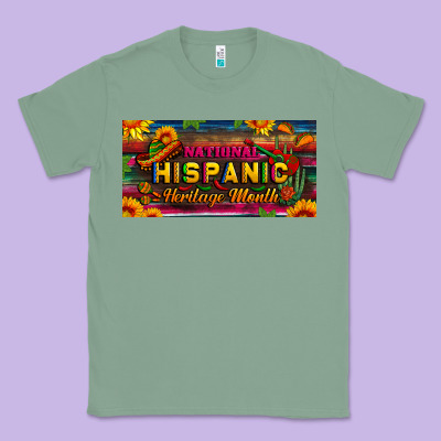 National Hispanic Heritage Month License Plate Classic Tee Designed By Bundleandbundleshop