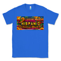 True Royal national hispanic heritage month license plate Classic Tee - BundleAndBundleShop