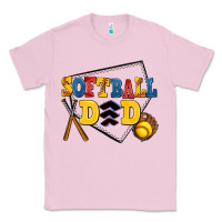 Bubblegum Pink softball dad Classic Tee - AdoDesignShop