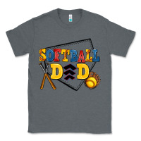 Charcoal Heather softball dad Classic Tee - AdoDesignShop