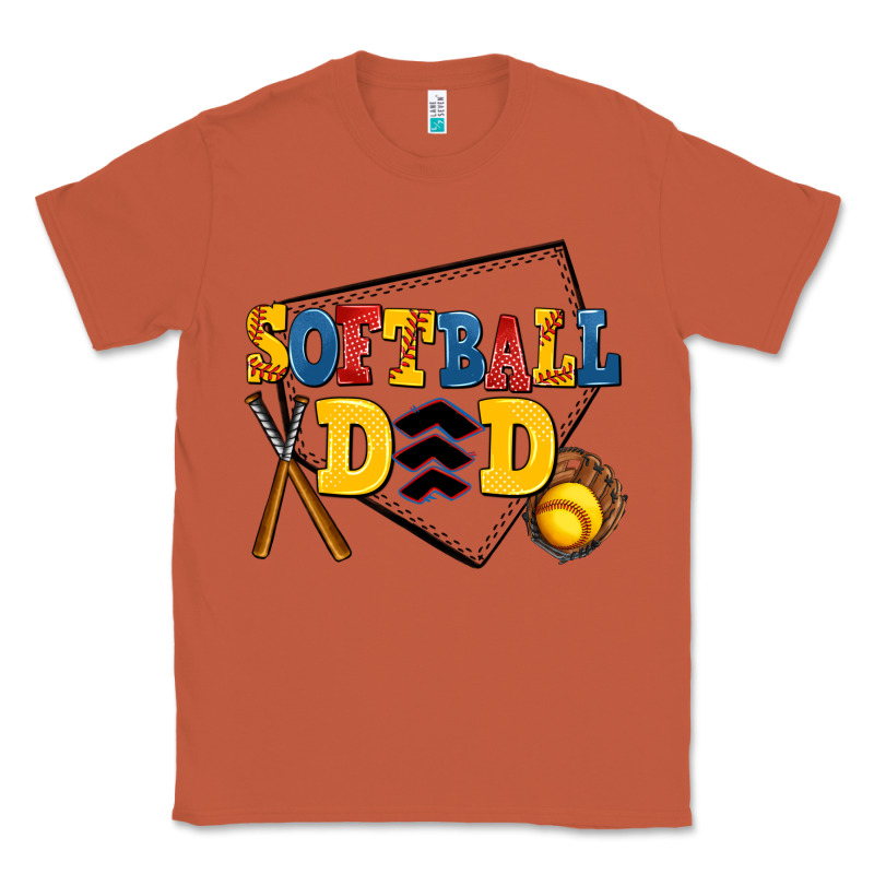 Softball Dad Classic Tee by AdoDesignShop | Teevron
