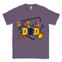 Lavender softball dad Classic Tee - AdoDesignShop