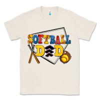 Natural softball dad Classic Tee - AdoDesignShop
