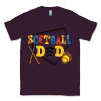 Plum softball dad Classic Tee - AdoDesignShop