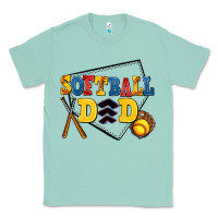Seafoam softball dad Classic Tee - AdoDesignShop