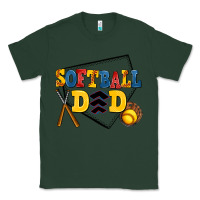 Sports Green softball dad Classic Tee - AdoDesignShop