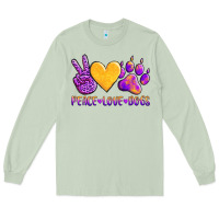 Matcha peace love dogs Long Sleeve Tee - AdoDesignShop