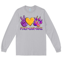 Moon Dust peace love dogs Long Sleeve Tee - AdoDesignShop