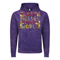 Cloud Purple mother world Vintage Hoodie - RacoonDesign