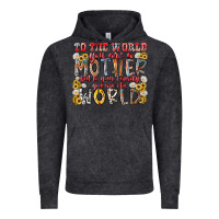 Vintage Black mother world Vintage Hoodie - RacoonDesign