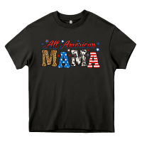 Asphalt all american mama Heavy Core Tee - RanaPortraitStore
