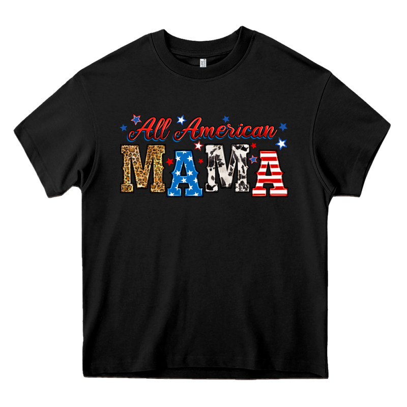All American Mama Heavy Core Tee by RanaPortraitStore | Teevron