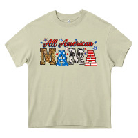 Mossy all american mama Heavy Core Tee - RanaPortraitStore