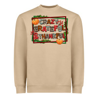 Mushroom crazy grateful and thankful Heavyweight Sweatshirt - AdoDesignShop
