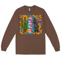Chestnut western mama with baby bear Long Sleeve Tee - Artiststas