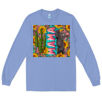 Western Mama With Baby Bear Long Sleeve Tee | Teevron