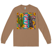 Toasted Coconut western mama with baby bear Long Sleeve Tee - Artiststas