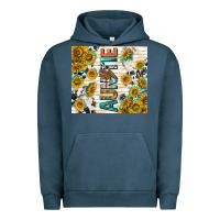 Pigment Midnight Navy auntie with lightning bolt Urban Hoodie - TumblerDesignByShophia