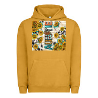 Pigment Peanut Butter auntie with lightning bolt Urban Hoodie - TumblerDesignByShophia